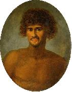 John Webber Head and shoulders portrait of a young Tahitian male Spain oil painting artist